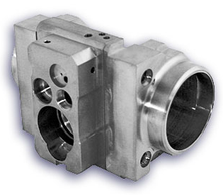 titanium gas manifold for fighter jet